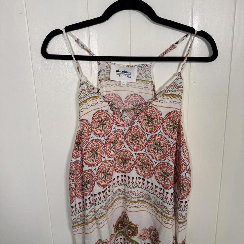Women's Multi and Pink tank-cami